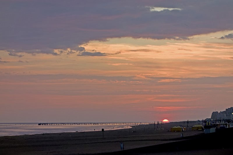 le soir, sur la promenade …